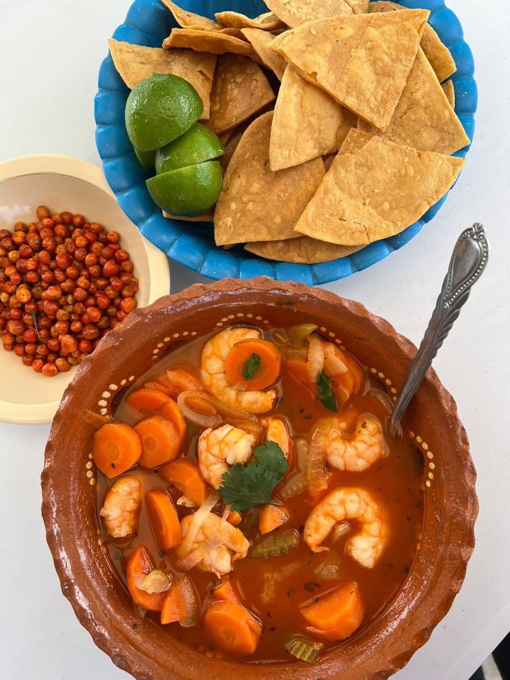 Caldo de camarón